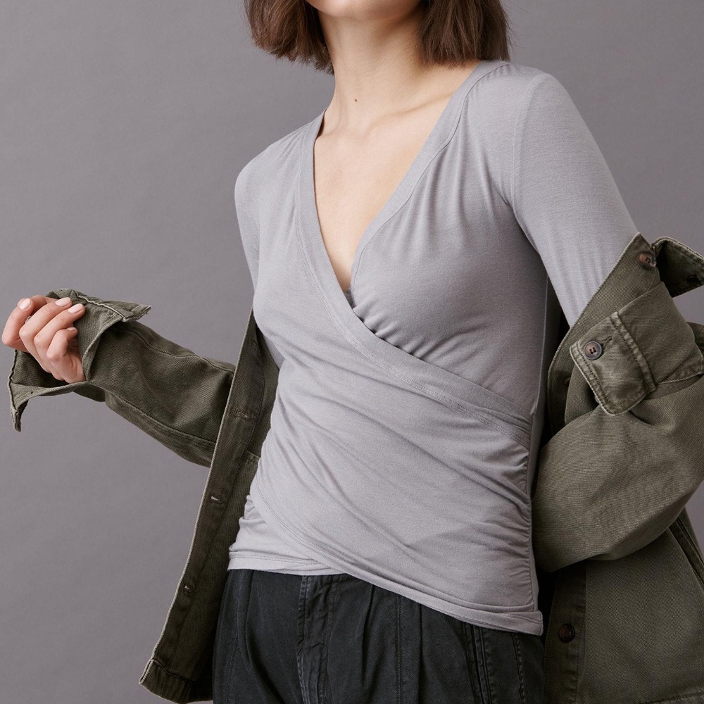 ANTHROPOLOGIE ALLY RUCHED TOP
